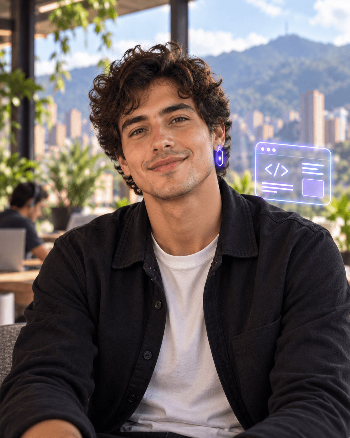 Retrato de Noah BOT-ina, el agente de producto